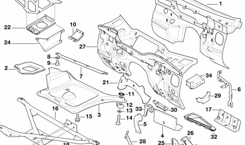 Bloco de coluna de gerenciamento para vários modelos/séries BMW (OEM 41117042136). BMW original