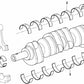 Casquillo de guía amarillo para BMW E32, E31 (OEM 11211731038). Original BMW