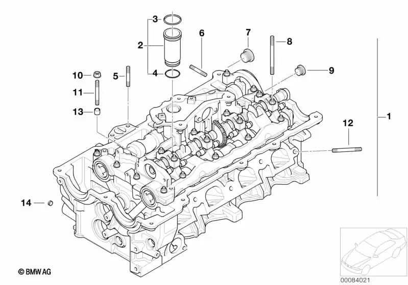 Anillo O para BMW E81, E82, E87, E87N, E88, E46, E90, E90N, E91, E91N, E92, E92N, E93, E93N, E60N, E84, E83, E83N, E85 (OEM 11377514007). Original BMW