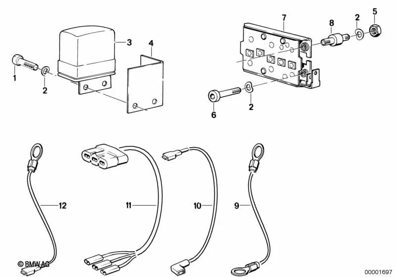 Regulador para BMW R 248 (OEM 12321244737). Original BMW