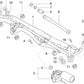 Pulizia di avvertimento Oemprabrisas 61618352622 per BMW E38. BMW originale.