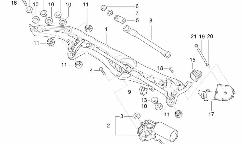 Pulizia di avvertimento Oemprabrisas 61618352622 per BMW E38. BMW originale.