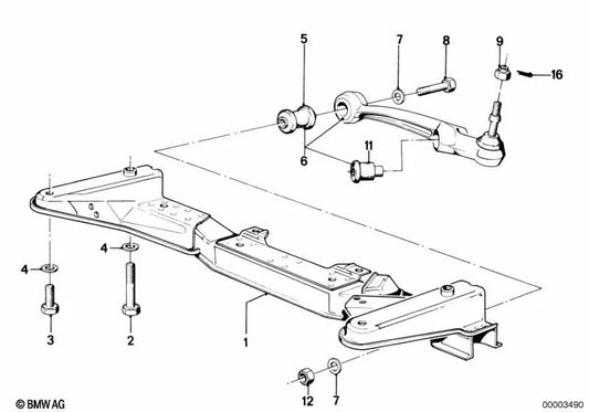 Soporte del Eje Delantero para BMW Serie 3 E21 (OEM 31111121473). Original BMW