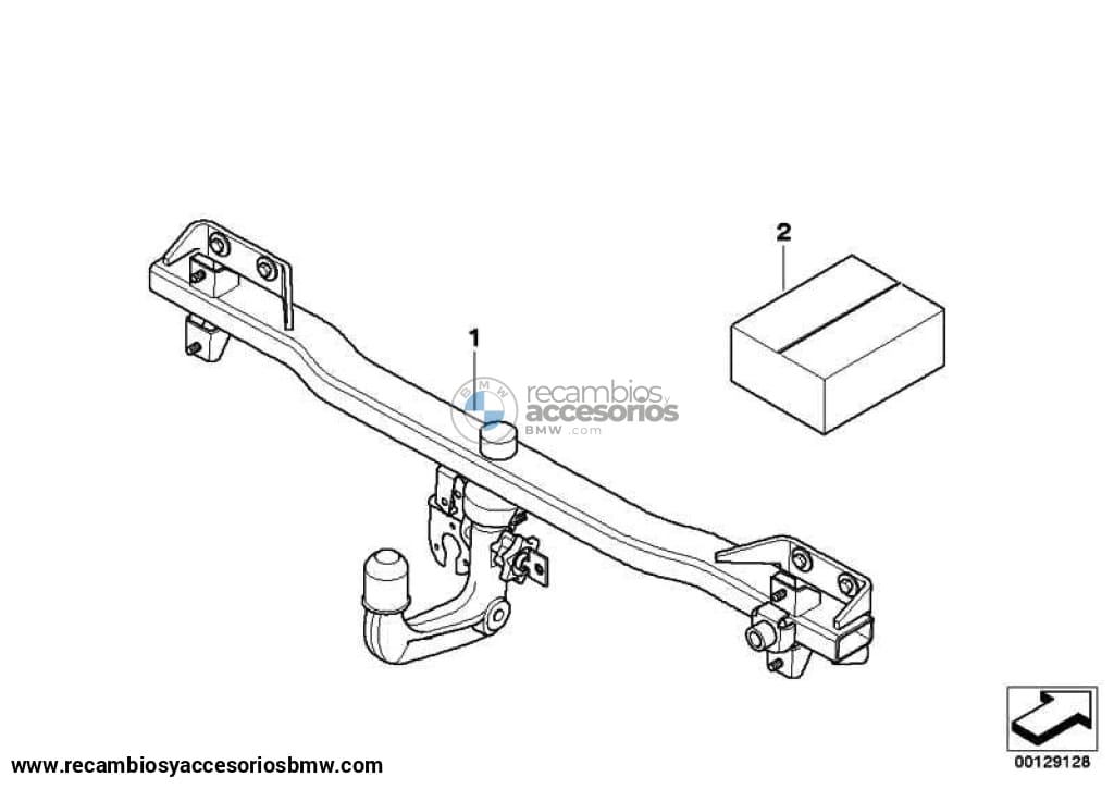 Chapaleta Tapa Enganche De Remolque Con Solapa Parachoques M X3 E83. Original Bmw Recambios