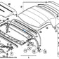 Cierre Anclaje Capota Negro Para Bmw E36 Z3 . Original Recambios