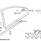 Cobertura Paramento Junta Columna B Ventana Trasera Para Bmw E46 . Original Recambios