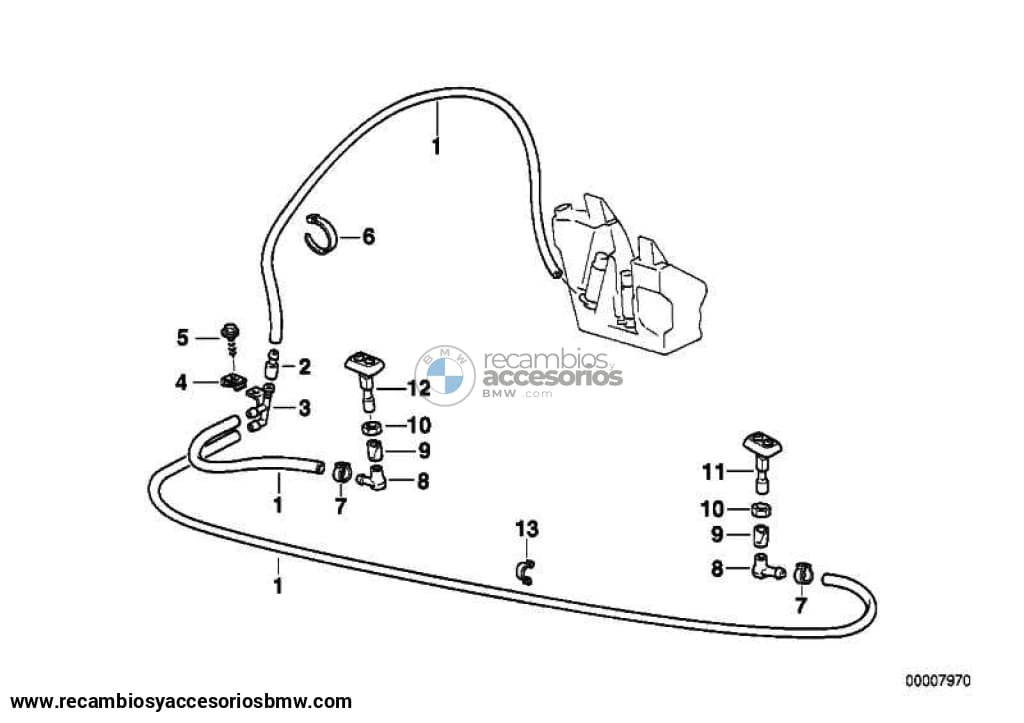 Conector 7X5 Para Bmw E46 E38 E53 Mini R52 R50 R53 . Original Bmw.. Recambios