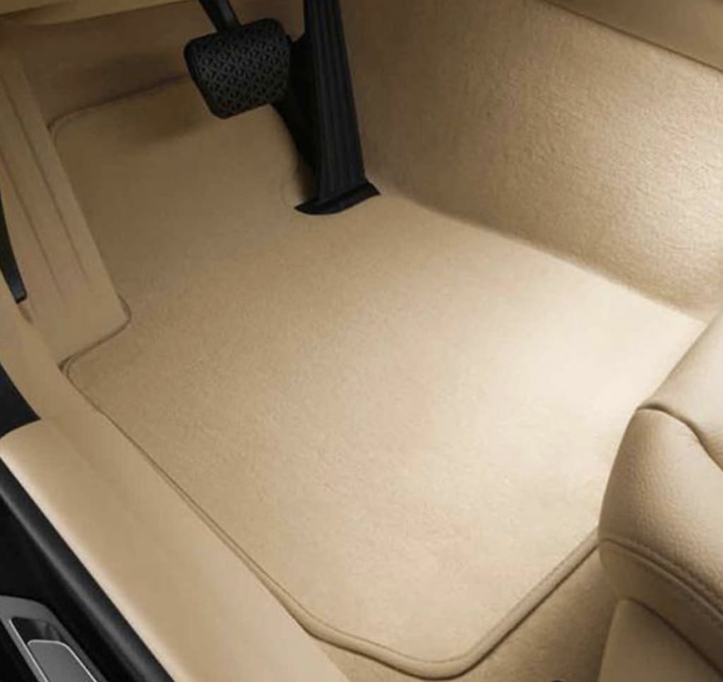 Conjunto De Alfombrillas Velour (4 Unidades) Para Bmw E46 Cabrio Originales Beige