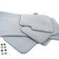 Conjunto De Alfombrillas Velour (4 Unidades) Para Bmw E46 Cabrio Originales Gris