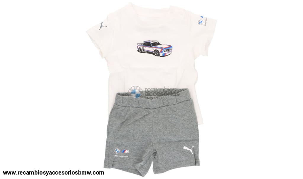 Conjunto De Bebé Bmw M Motorsport. Original Recambios