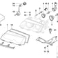 Cubierta De Luz Cruce Para Bmw E46. Original Recambios