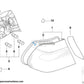 Cubre Adorno Goma Piloto Trasero Para Bmw Coupé E46. Original Recambios