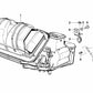 Drosselduse for BMW E30, E28, E24 (OEM 64111386446). Genuine BMW