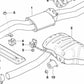 Escudo térmico para BMW Serie 3 E46, X3 E83 (OEM 18227508863). Original BMW.