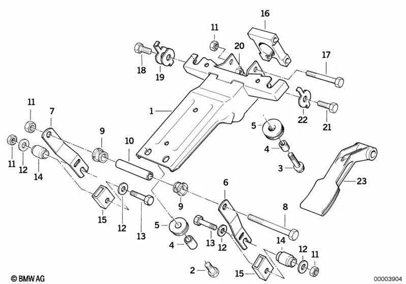 Hebel für BMW E34, E32 (OEM 32311156934). Original BMW.