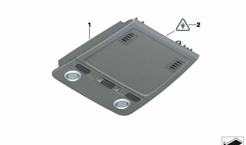 Unidad de control para techo OEM 61319225478 compatible con BMW E92 (Serie 3 Coupé). Original BMW.