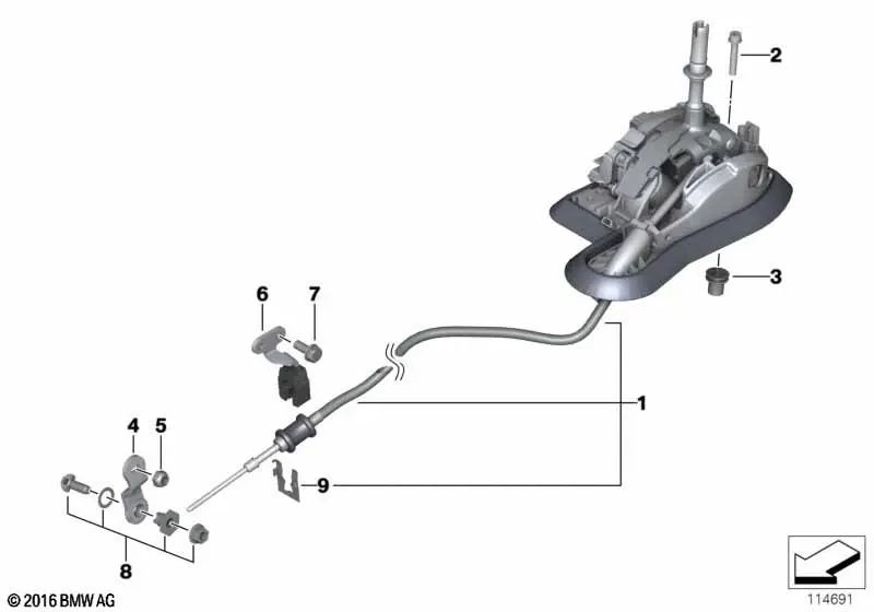 Cambio Steptronic para BMW E90, E91, E92 (OEM 25167563658). Original BMW