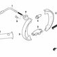 Kit de reparación de zapatas de freno sin asbesto para BMW E46, E39, E60, E61, E63, E64, E65, E66, E83, E53, E85 (OEM 34416761293). Original BMW