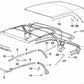 Senkblechschraube für BMW 3er E36, E46 5er E34, E39 7er E32, E38 X5 E53 (OEM 07119900281). Original BMW