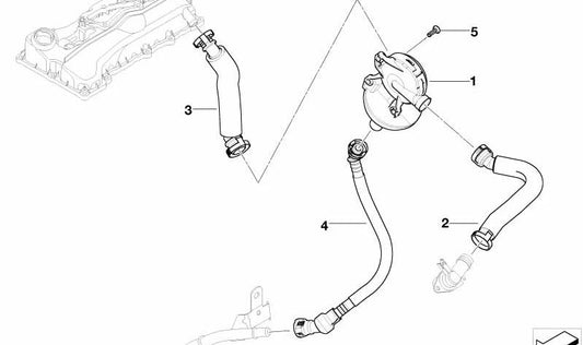 Cable de conexión para BMW E87, E90, E91 (OEM 11157542633). Original BMW