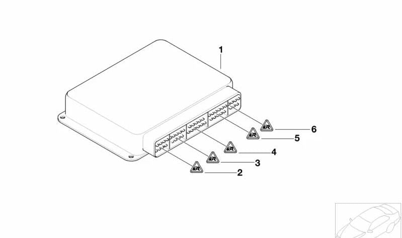 Tapón protector OEM 12527502456 para BMW (E87, E46, E90, E39, E60, E61, E63, E64, E65, E66, E53). Original BMW.