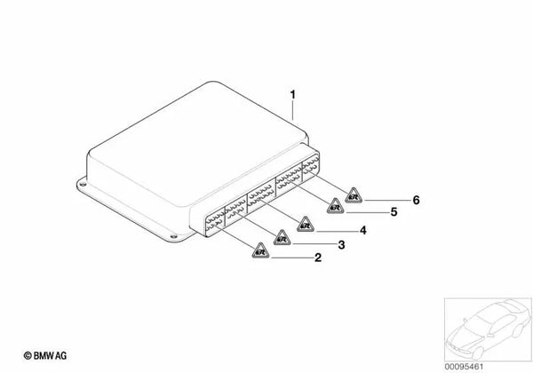 Unidad de Control DME para BMW E46 (OEM 12147561382). Original BMW