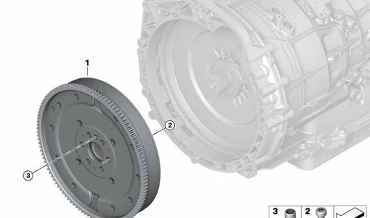 Amortiguador de torsión para BMW G11, G12 (OEM 21208681722). Original BMW