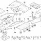 Soporte Aislante de Calor para Depósito, Izquierdo para BMW Serie 3 E90, E91, E92, E93, X1 E84 (OEM 51487154529). Original BMW