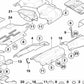 Aislamiento térmico silenciador trasero izquierdo para BMW Serie 3 E90, E91, E92, E93 (OEM 51487138485). Original BMW