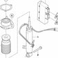 Rear left shock absorber for BMW X5 E70, X6 E71 (OEM 37126788765). Original BMW.