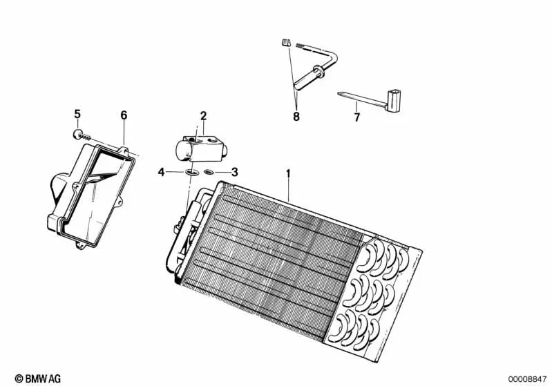 Kit de reparación de sensor térmico para BMW Serie 3 E30, E36, Serie 5 E34, Serie 7 E32, Serie 8 E31 (OEM 64111378849). Original BMW