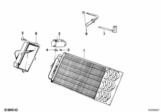 Kit de reparación de sensor térmico para BMW Serie 3 E30, E36, Serie 5 E34, Serie 7 E32, Serie 8 E31 (OEM 64111378849). Original BMW