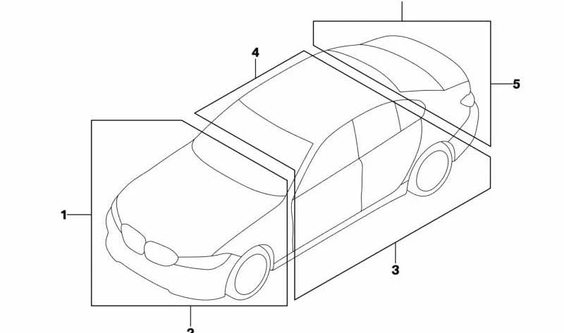 Placa de advertencia del ventilador para BMW Serie 2 F45, U06, Serie 3 F30, G20, Serie 4 G26E, Serie 5 F10, G30, Serie 7 F01N, G11, i I01, I12, X1 F49, U11, X2 F39, X3 G01, X5 F15, XM G09 (OEM 71227603774). Original BMW