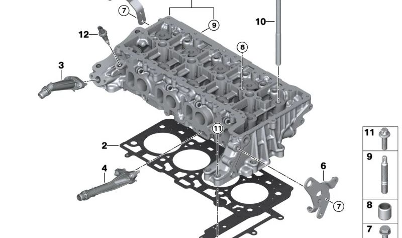 Asa de suspensión para BMW F40, F70, F44, F45, F46, U06, F48, X1, X2 (OEM 11129887742). Original BMW