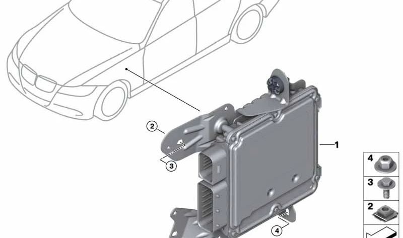 Unidad de Control Dirección Activa para BMW E81, E87, E87N, E90, E91, E92, E93 (OEM 32436782283). Original BMW.