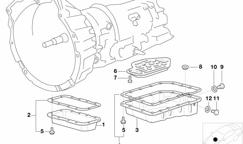 OEM 24111219750 Versiegelung Waschmaschine für BMW E36, E46, E34, E39, Z3. Original BMW.