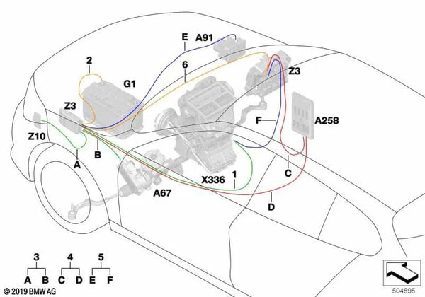 Módulo de Reparación para BMW F40, F44 (OEM 61115A07A41). Original BMW