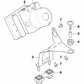 Soporte de goma OEM 34511164650 para BMW E46, E83, E85. Original BMW.