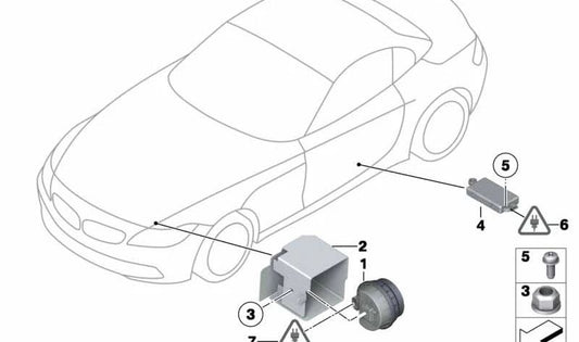 Protección para el Interior DWA para BMW E88, E93, E89 (OEM 65776989713). Original BMW