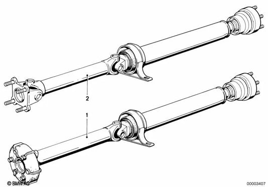 Transmisión Cardán Cambio Automático para BMW Serie 7 E32 (OEM 26111227044). Original BMW