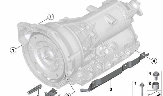 Closing cover for BMW 1 Series F20, F21 and 3 Series F30, F31, F35 (OEM 24147623134). Original BMW