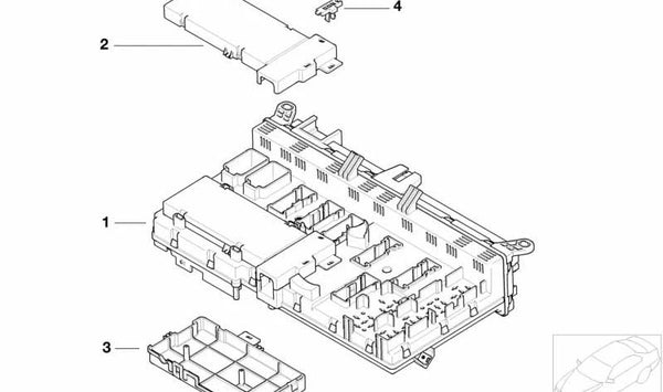 Caja de Fusibles para BMW E53 (OEM 61138380405). Original BMW