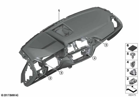 Pantalla HUD Sensatec para BMW G01, G02 (OEM 51458092661). Original BMW