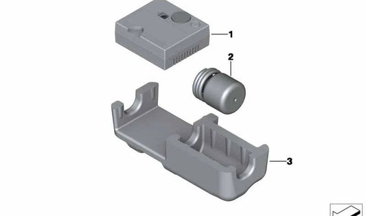 Sistema de Almacenamiento para Movilidad para BMW E82, E88 (OEM 71106792863). Original BMW