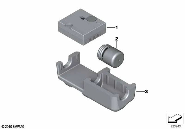 Sistema de Almacenamiento Mobility para BMW E90N (OEM 71106792864). Original BMW.