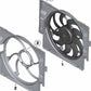 Fan housing with fan for BMW F20, F21, F22, F23, F30, F31, F34, F35, F32, F33, F36 (OEM 17428641963). Original BMW