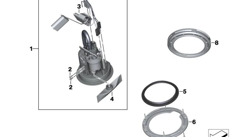 Fadenabdeckung OEM -Kraftstoffeinzahlung 16116760285 für BMW E85, E86, E89. Original BMW.