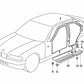 Junta, Hueco de la Puerta, Columna Central Derecha para BMW Serie 3 E36 (OEM 51221960668). Original BMW