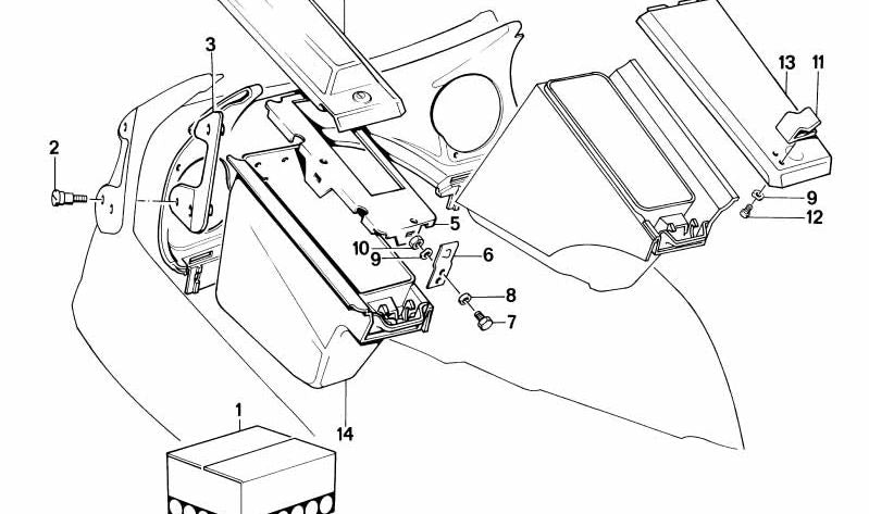 Tuerca hexagonal OEM 07119922028 para BMW (Modelos compatibles: E21, E12, E28, E34, E39, E60, E24, E63, E64, E23, E32, E38, E31, E53). Original BMW.