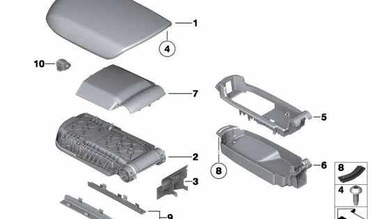 Amortiguador de goma largo para BMW X1 E84 (OEM 51162992046). Original BMW